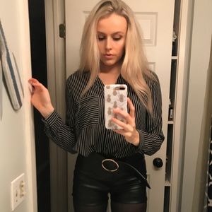 Princess Polly Leather Shorts - never worn